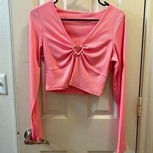 Cropped Long Sleeve Shirt